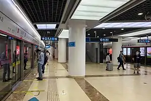 北站6号线站台
