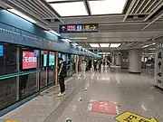 4号线往北客站（北广场）站站台 (2022年2月)