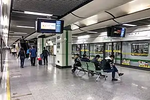 张江高科站站台