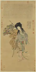 畫麻姑仙像