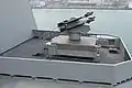 巡防艦西寧（PFG-1203）艦橋前的四聯裝海欉樹防空飛彈發射器。