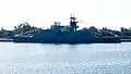 午後停泊左營軍港西碼頭的同型艦西寧軍艦（PFG-1203）與內側昆明軍艦（PFG-1205）。