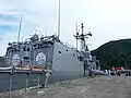 2013年中正軍港營區開放活動，右舷後方所見停泊12號碼頭的子儀軍艦