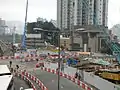 利東段近深灣軒正進行明挖隨填（2013年4月）