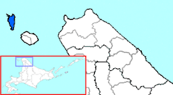禮文町位置圖