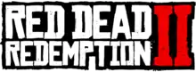 《荒野大镖客:救赎2》(Red Dead Redemption 2)的标识,其中“2”使用艺术化的罗马数字“II“