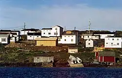 Red Bay seen from the harbour.