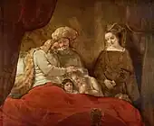 雅各祝福約瑟的兒子，1656年