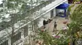 防暴警察在邨內戒備（2020年2月）