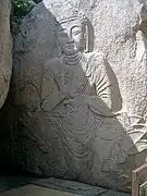 法住寺 磨崖如來倚坐像（大韓民國寶物（朝鲜语：）第216號）