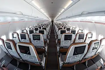A320neo經濟艙標準版內裝