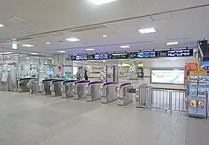 中央檢票口（2022年7月）