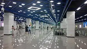 红树湾南站站厅