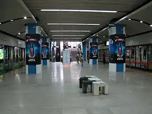 世界之窗站1号线站台