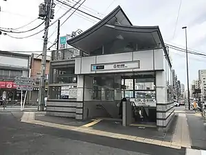 池袋方向聯絡2號出入口（2019年1月6日攝）