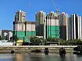 龍門居望向興建中之兆翠苑（2023年11月）