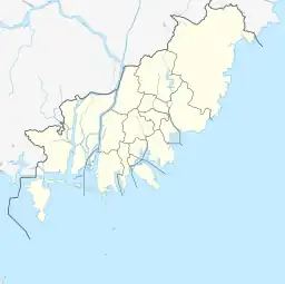 甘川文化村在釜山廣域市的位置