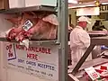 售卖猪头肉的肉贩