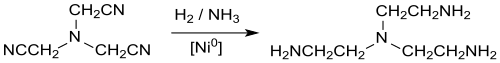 三(氨乙基)胺(tren)的合成。