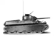 T1E1型戰車。