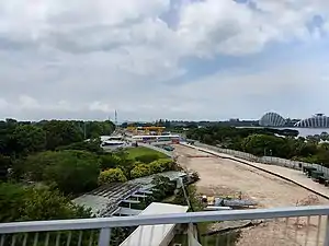 建國先賢紀念園地鐵站工地