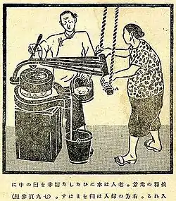 立石鐵臣繪製的《台湾の家庭生活》