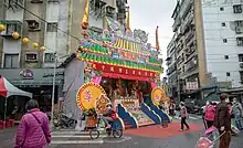 2020年建廟165週年祭典上的義安社紅壇。