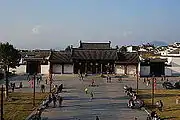 自南谯楼北望仪门及广场