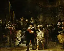 镇馆之宝《夜巡》，倫勃朗，1642