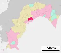 土佐市位置圖