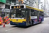 澳門新福利 D09, 配有Plaxton Pointer 1型非低地台雙門版車身。
