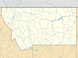 谢尔比Shelby在Montana的位置