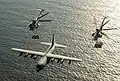 KC-130正替CH-53E直升機加油