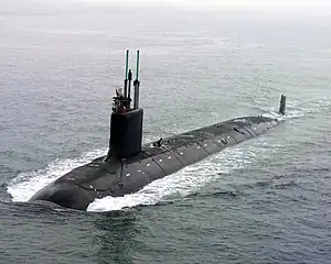 維珍尼亞號核潛艇（英语：）是第十艘以維珍尼亞州為名的美國軍艦。由於核動力導彈驅逐艦及巡洋艦的建造計劃觸礁，海軍在1970年代再次為「州分命名法」另覓軍艦。海軍最終選擇了核子攻擊潛艇使用「美國州分」為名。