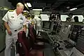 美軍參觀艦橋