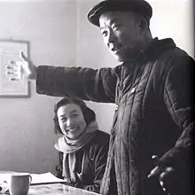 孙维世和王进喜的合影(摄于60年代初)