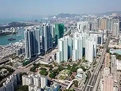 右下方的掘頭路為已廢棄的欽州街出口。