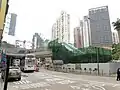 建築中B1出口（蕪湖街扶手電梯，2015年3月）