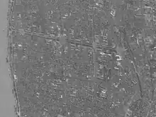五一大道和旧长沙火车站（1967年）