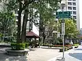 至聖公園與其南面的勸學小徑（酒泉街徒步區）