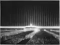 1936年黨代會，齊柏林廣場上的光柱